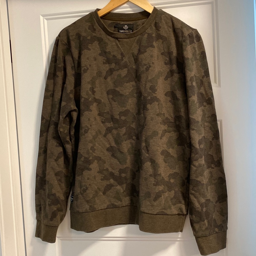 Camo print sweatshirt